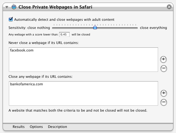 Close Private Webpages in Safari Screenshot